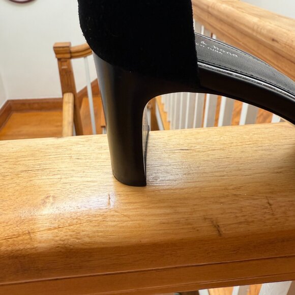Rag & Bone Ellis Open Toe Black Suede Ankle Strap Sandals size 7 - Picture 5 of 6